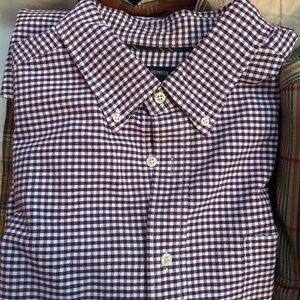 Daniel Cremieux Purple Gingham Shirt